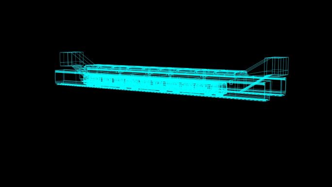 全息地铁站素材带通道