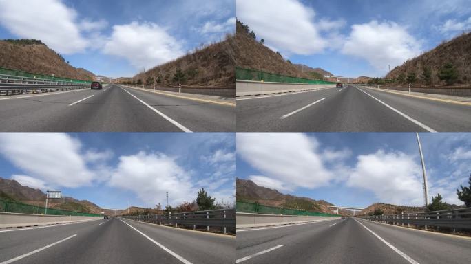 春季京北草原高速公路（第一视角）