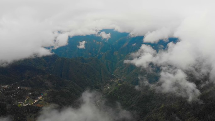 山水山河高山峡谷云海