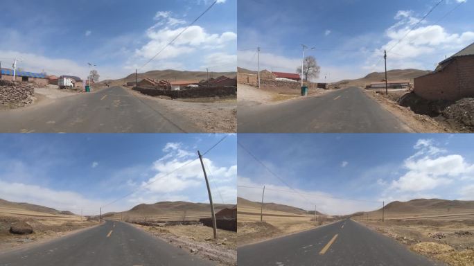 春季京北草原高速公路（第一视角）