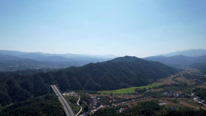 4K-大气高速公路航拍