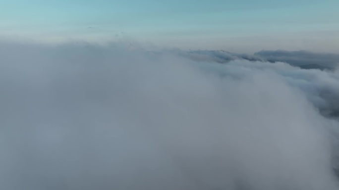 高空云海日出