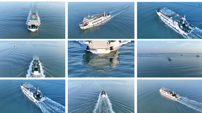 【4K】游轮 轮渡 客轮 班轮