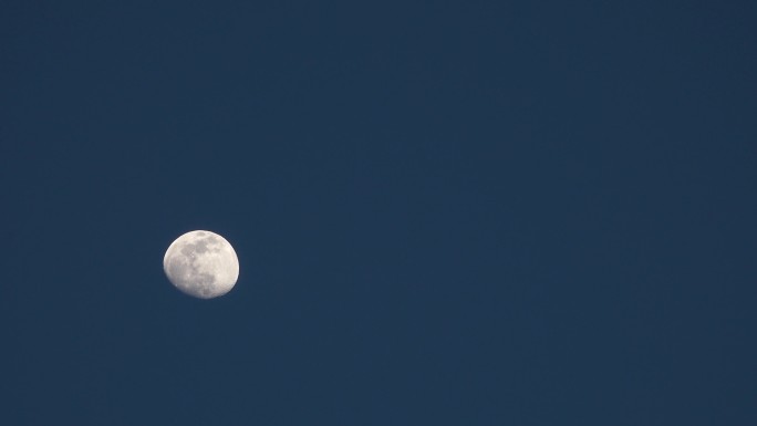 月亮残月弦月月升