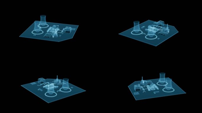 科技火力电厂全息1
