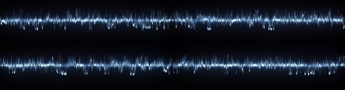 抽象光感音频波形
