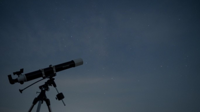 【正版4K】天文望远镜星星夜转日