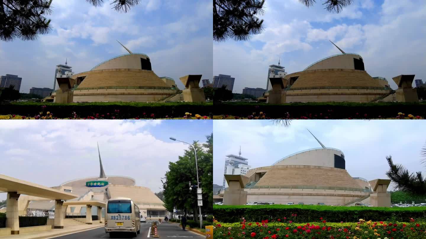 中华世纪坛 延时摄影 北京地标建筑