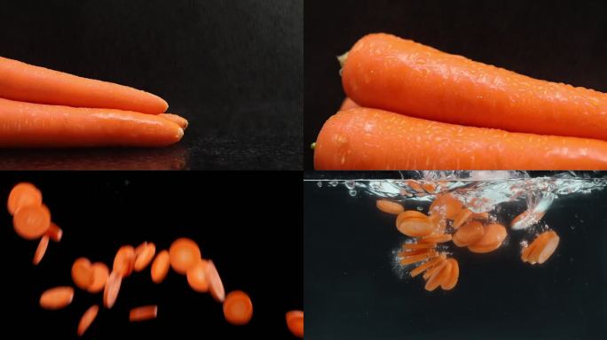 胡萝卜创意视频素材