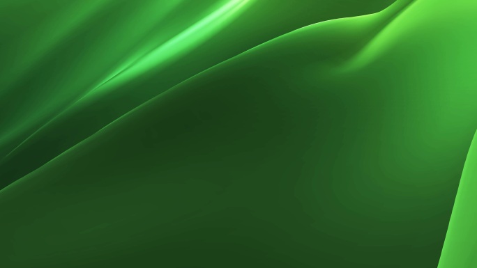 4K创意绿色波纹波浪起伏背景无缝循环