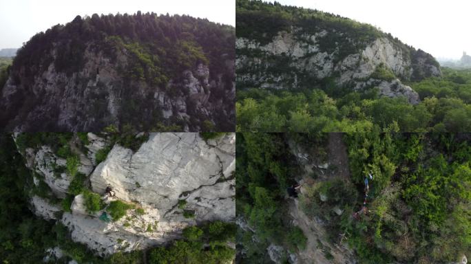 户外野山攀爬 探路者