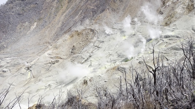 日本箱根大涌谷火山