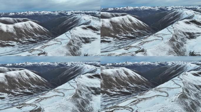 四川甘孜子梅垭口贡嘎雪山观景台