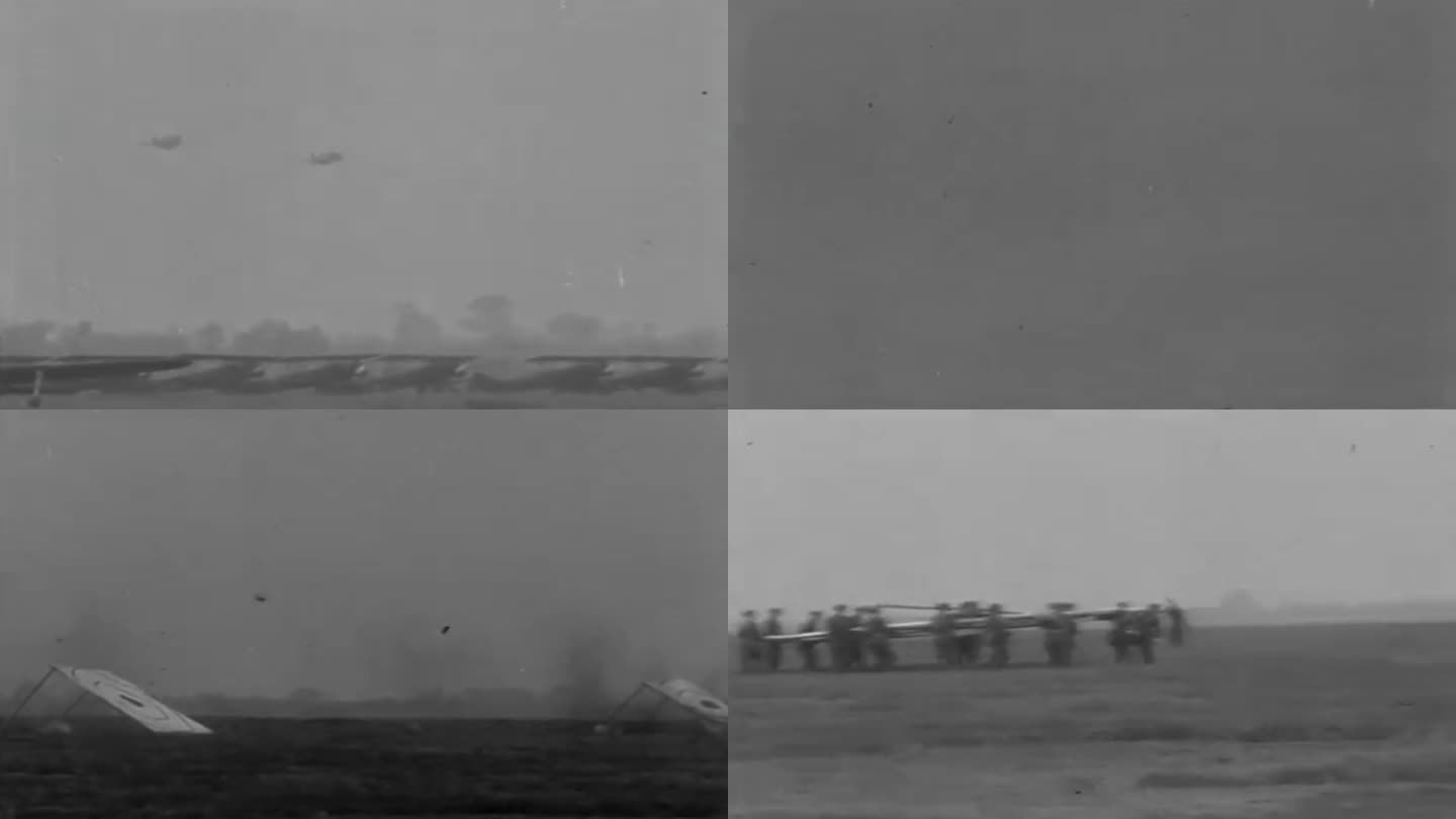 抗战时期的中国飞行员训练影像