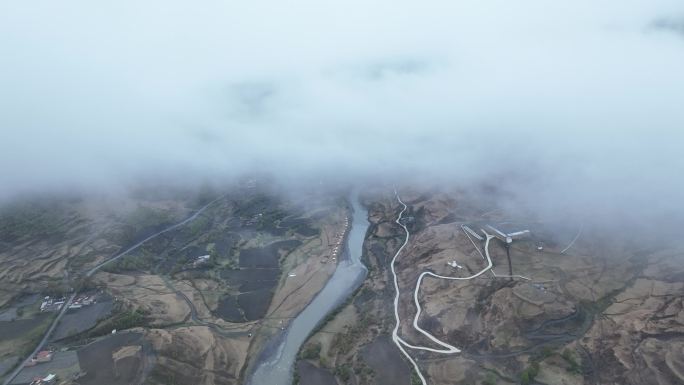 四川甲根坝的乡村