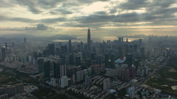 深圳市民中心风光超级总部延时