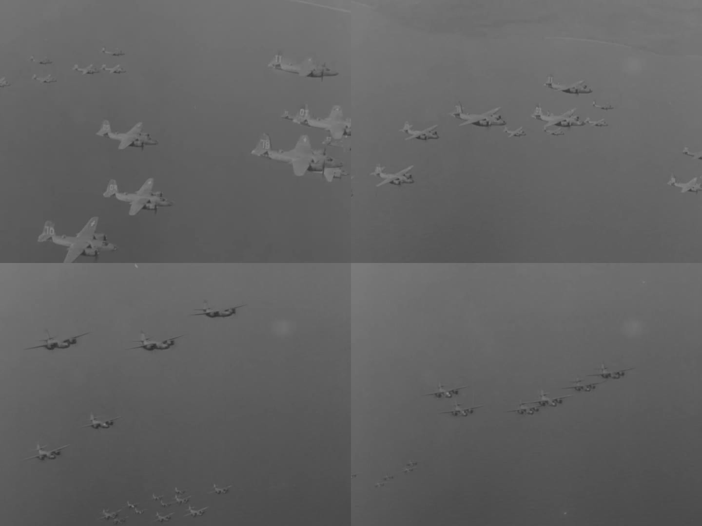 二战空军 空中编队 飞机编队 轰炸任务