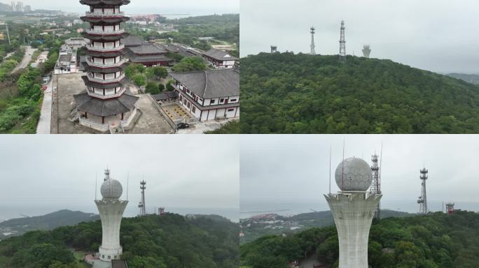 航拍北海普度寺