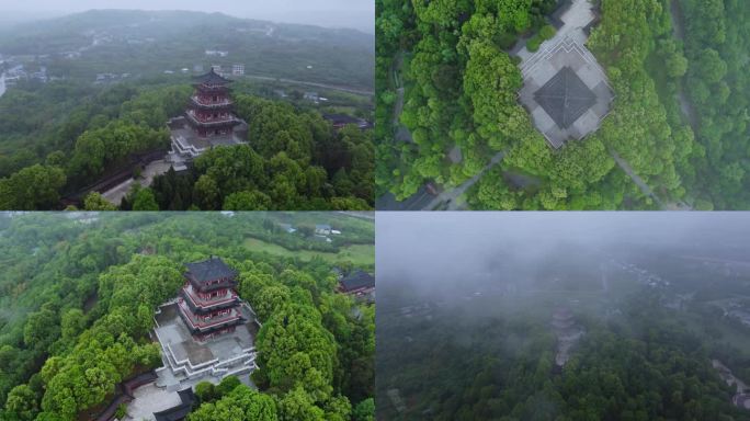 4K航拍短片.绵阳江油李白故里景区