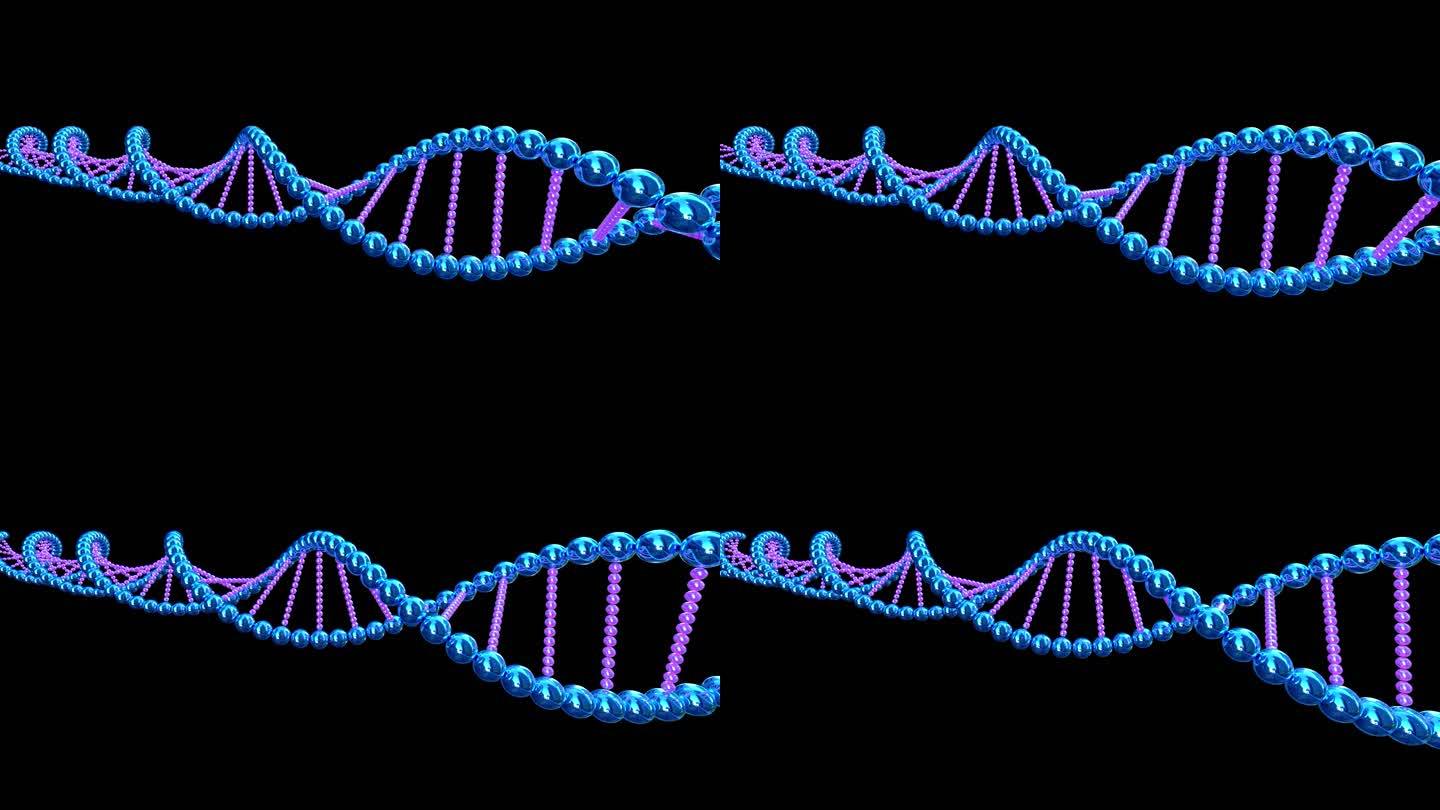 DNA基因 DNA双螺旋染色体 通道素材