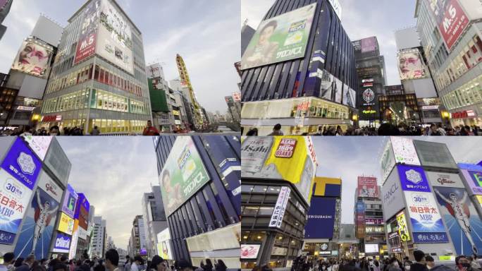 日本大阪道顿堀街道夜景