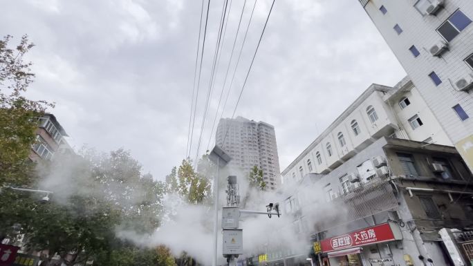 安徽合肥三孝口老城区生活气息日景