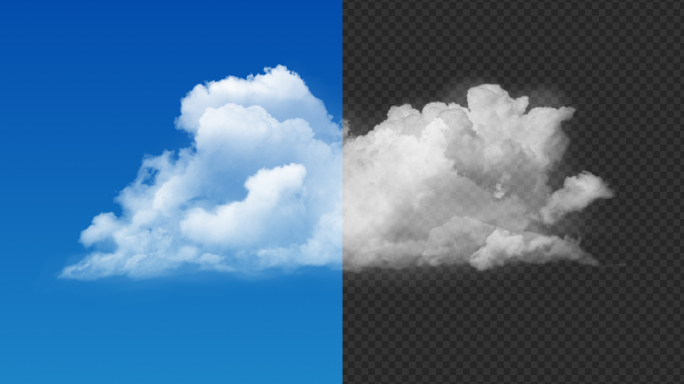 五款带Alpha透明通道动态云
