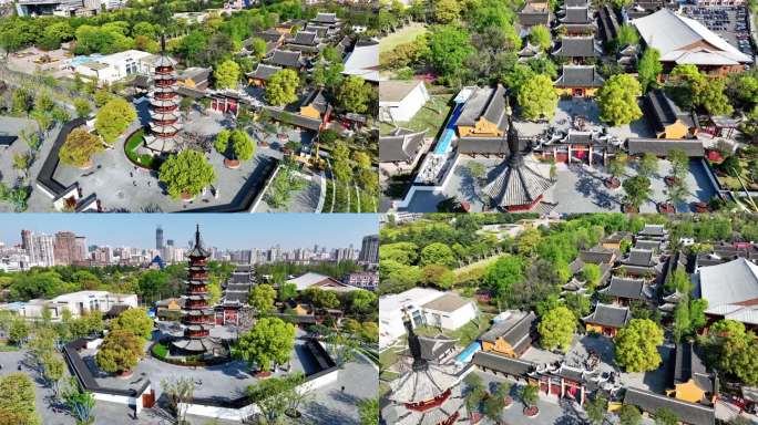 上海龙华寺 徐汇地标 上海龙华塔 寺庙