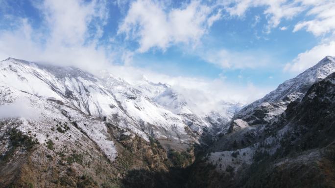雪山延时摄影