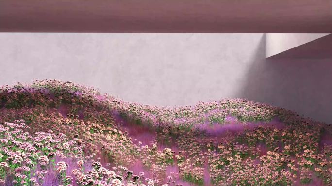 【原创】裸眼3D投影花海C4D工程