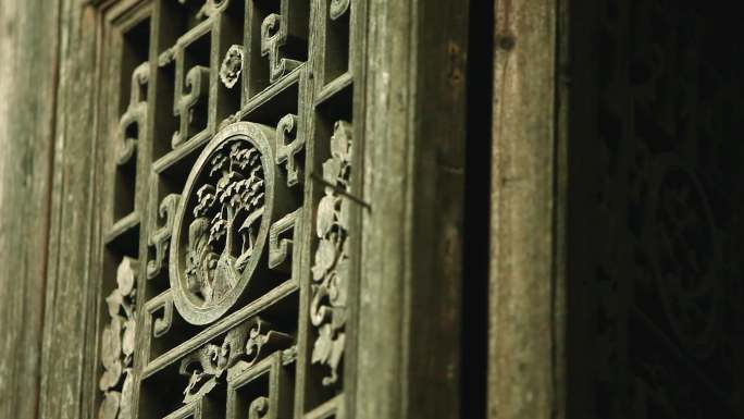 中式园林明清古建筑雕花