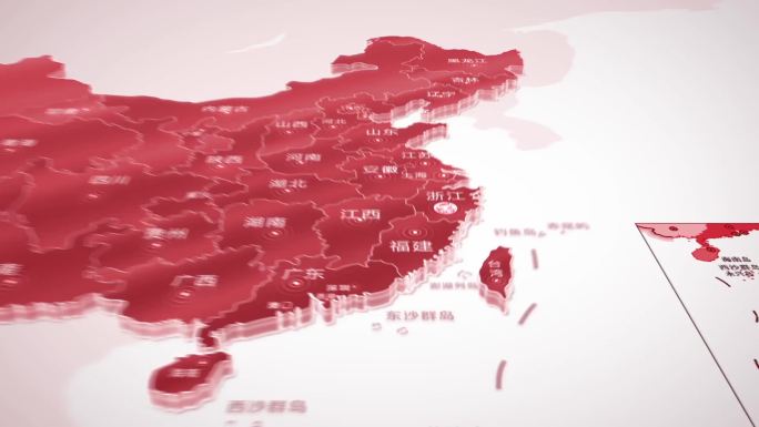 浙江辐射全国科技地图