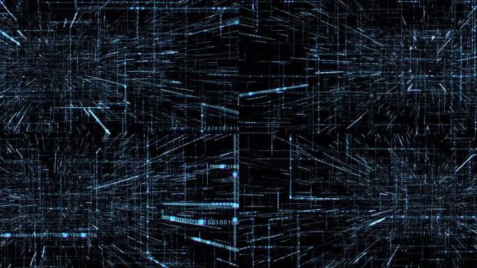 科技数字线条空间背景