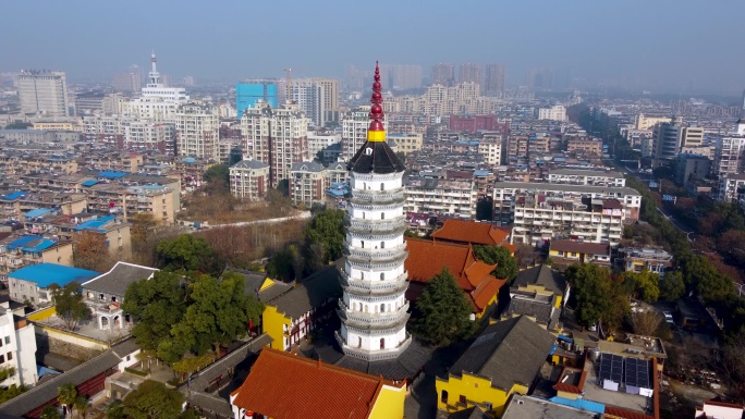 安庆市 迎江寺 人民路步行街 迎江广场公