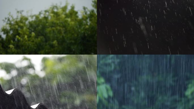 天空 乌云 下雨 暴雨 大雨