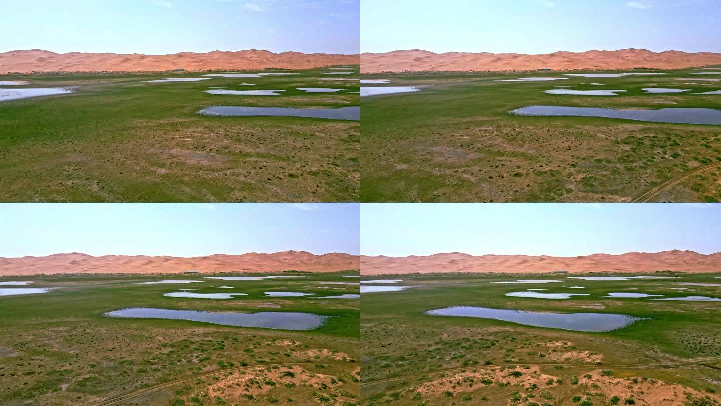 沙漠生态保护沙漠湖泊湿地