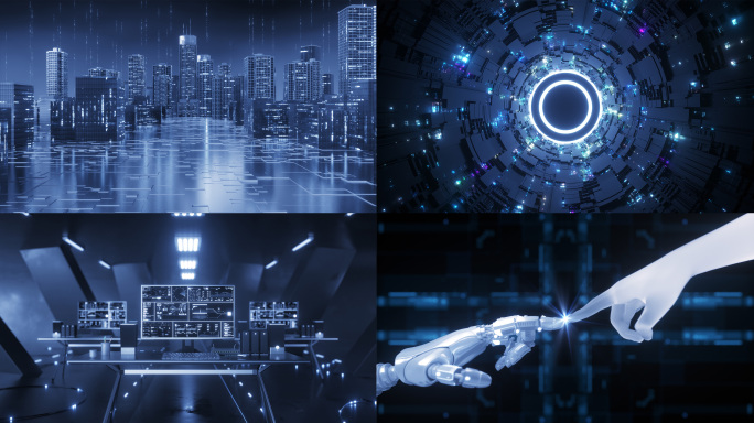 人工智能大数据互联网片头AE+C4D