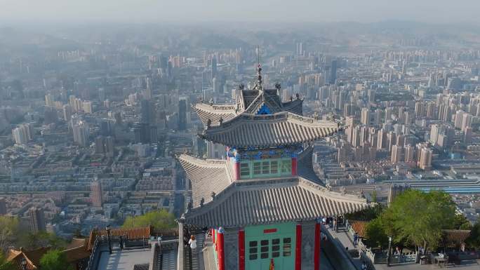 三台阁兰州大景