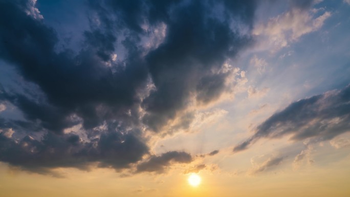 自然风景 彩霞 时间时光 拨云见日 希望