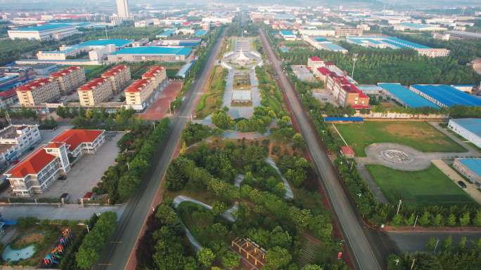 烟台市海阳市经济开发区航拍