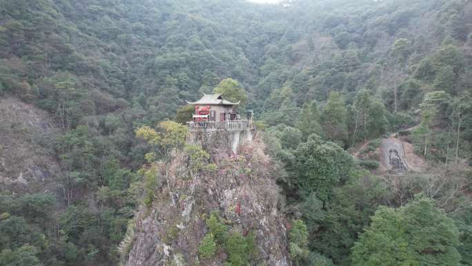 福建宁德福安石笋寺航拍