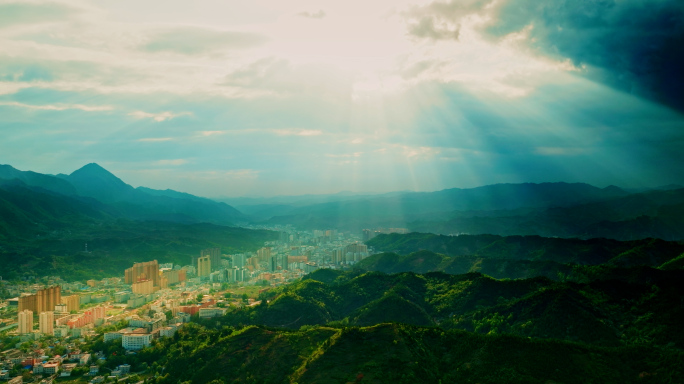 山阳县全景