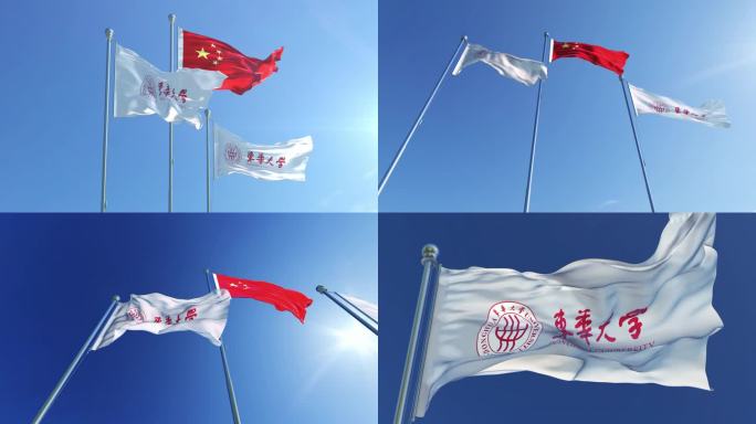 东华大学旗帜