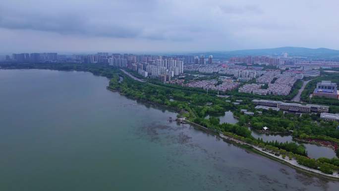 4K航拍短片.平顶山白龟湖滨湖风光