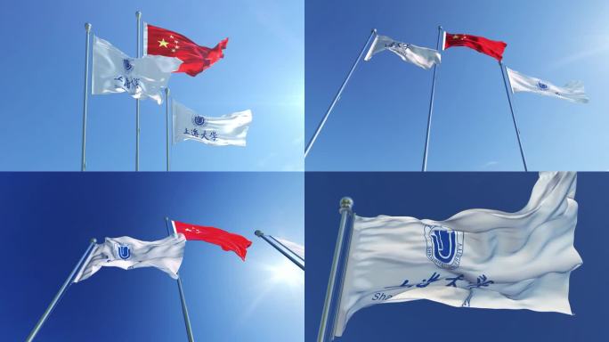 上海大学旗帜