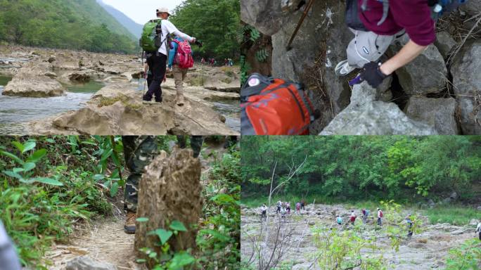 登山徒步旅行行走户外活动野外徒步探险越野