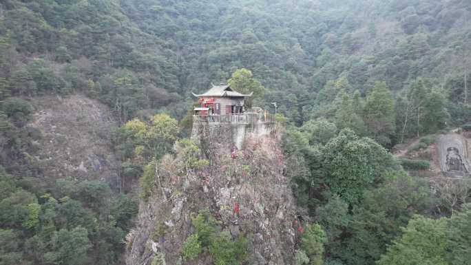 福建宁德福安石笋寺航拍