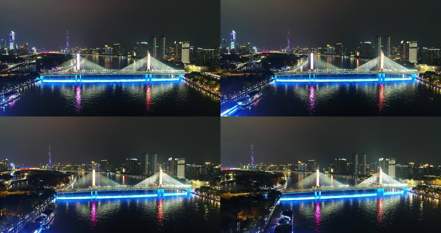 广州海印桥航拍素材