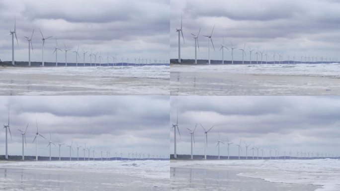 海边风力发电机组