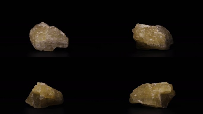 黄色重晶石矿石标本